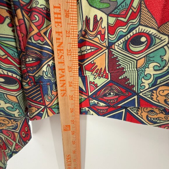 Aloha from Deer Streetwear Funky Colorful Artsy Dragon Sweatshirt Size M - Picture 8 of 12